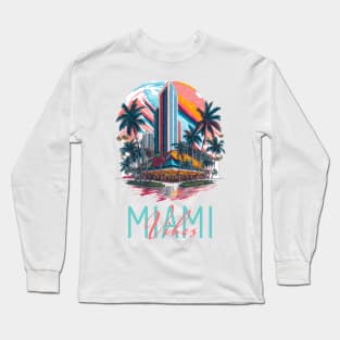 Miami Vibes Long Sleeve T-Shirt